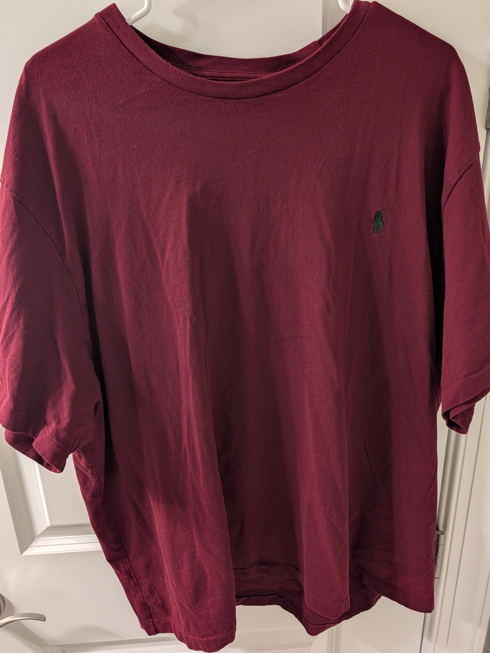 Polo by Ralph Lauren Men's Wine Short-Sleeve Crew Tee